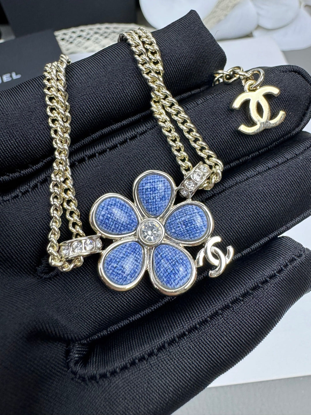 [⭐JeweliWhal]VOLTE New Blue Floral Double-Layer Bracelet