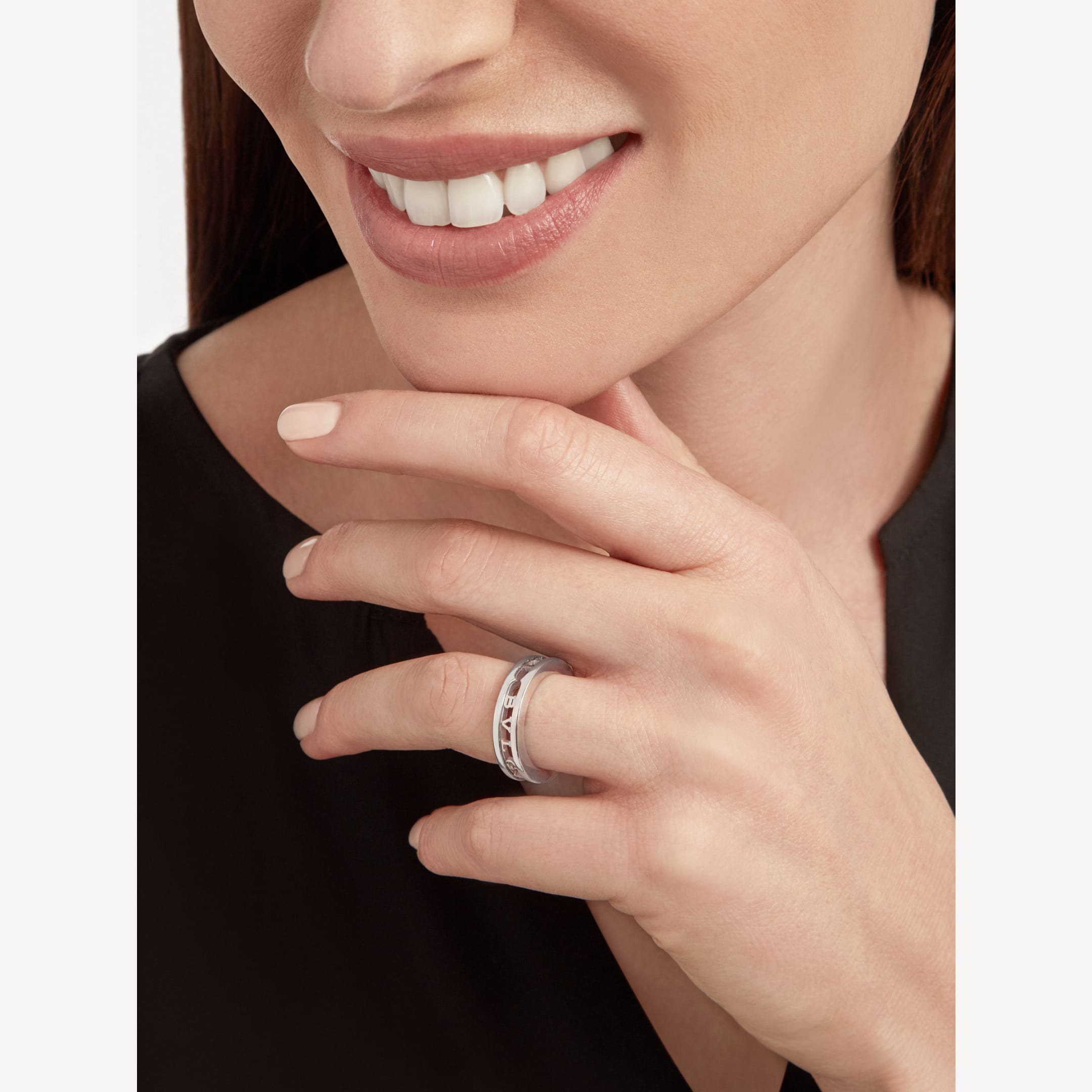 ¡®Jewelicorn¡¯ZERO 1 ONE-BAND WITH OPENWORK LOGO SPIRAL RING