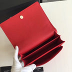 SUNSET 22 HANDTASCHE AUS KIRSCHROTEM KALBSLEDER