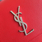 SUNSET 22 HANDTASCHE AUS KIRSCHROTEM KALBSLEDER