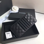 CC Handytasche 19,5" Schwarzes genarbtes Kalbsleder Icon