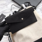 TEDDY 33 HANDTASCHE WEISS SCHWARZ LEINENSTOFF