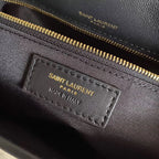 KATE TASSEL 26 SCHWARZE LAMMLEDERTASCHE