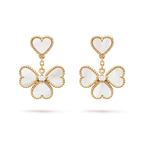 ¡®Jewelicorn¡¯CLOVER SWEET WHITE MOP EARRINGS