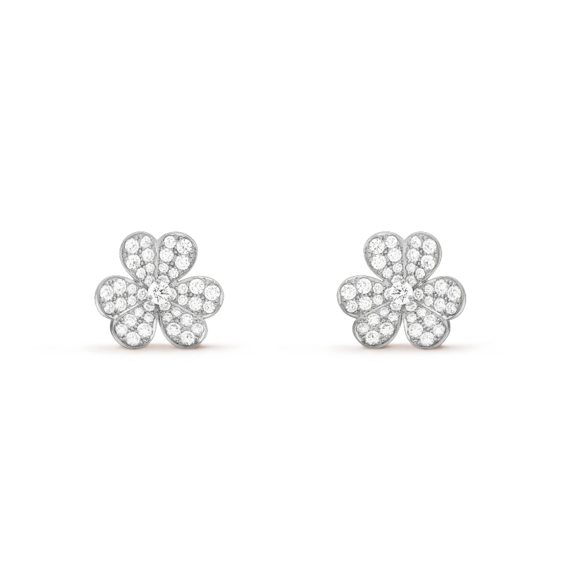 ¡®Jewelicorn¡¯CLOVER COMOS DIAMOND EARRINGS SILVER