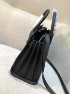 SAC DE 26 HANDTASCHE SCHWARZES KALBSLEDER