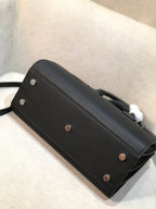 SAC DE 26 HANDTASCHE SCHWARZES KALBSLEDER