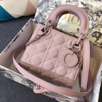MINI LADY 17 TASCHE IN HELLROSA KALBSLEDER