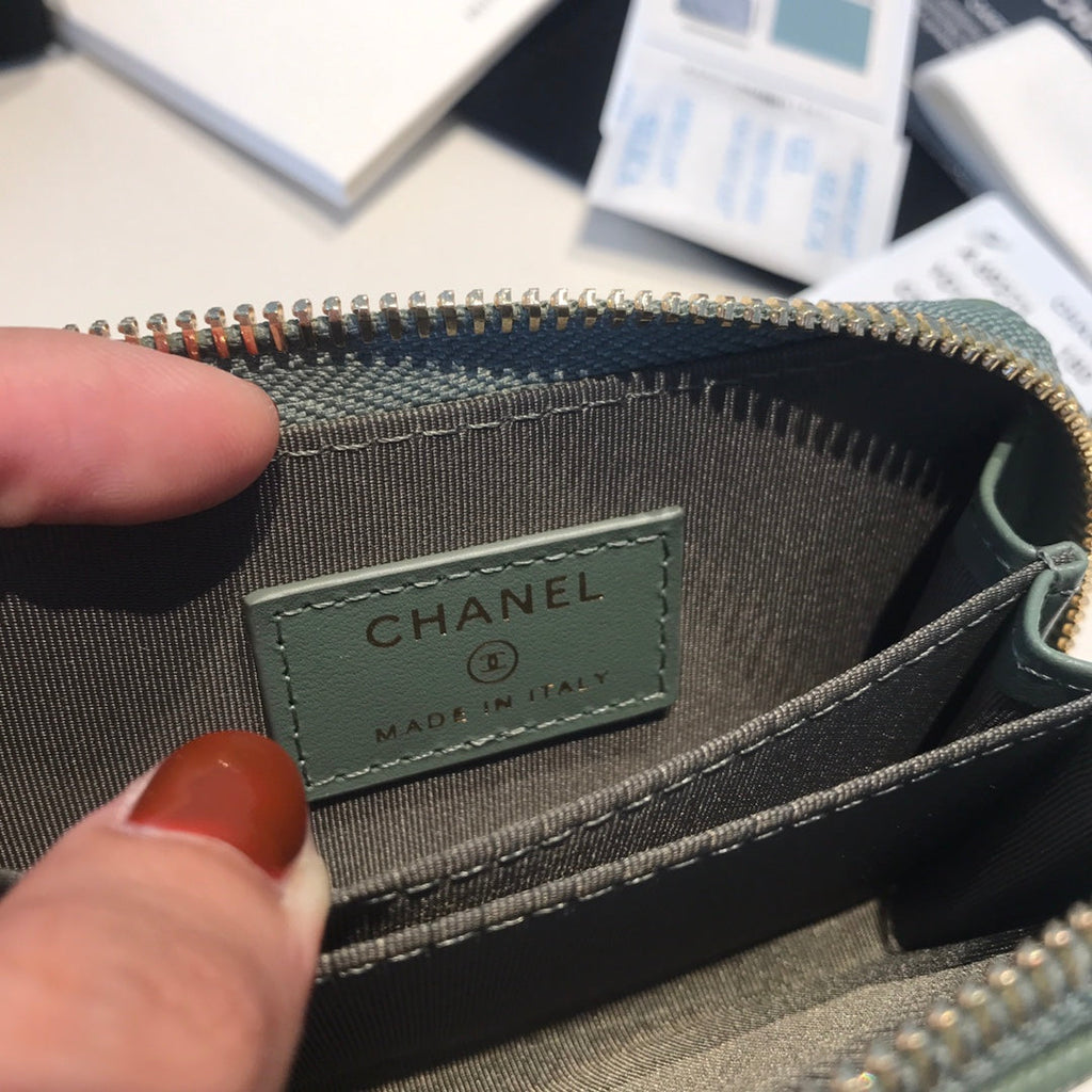 CC ZIPPED COIN BASIC GELDBÖRSE 11 TÜRKISKALBSKLEID GOLD ICON