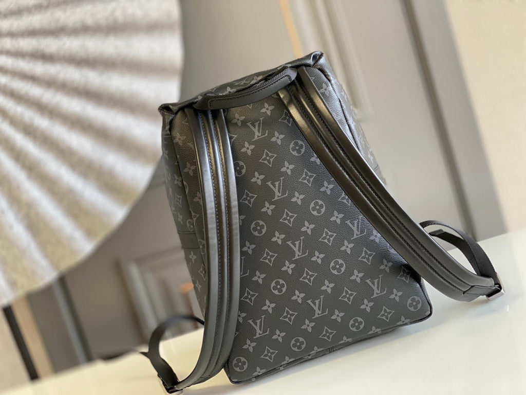 RUCKSACK 40 IN GUN METAL MONOGRAM ECLIPSE CANVAS