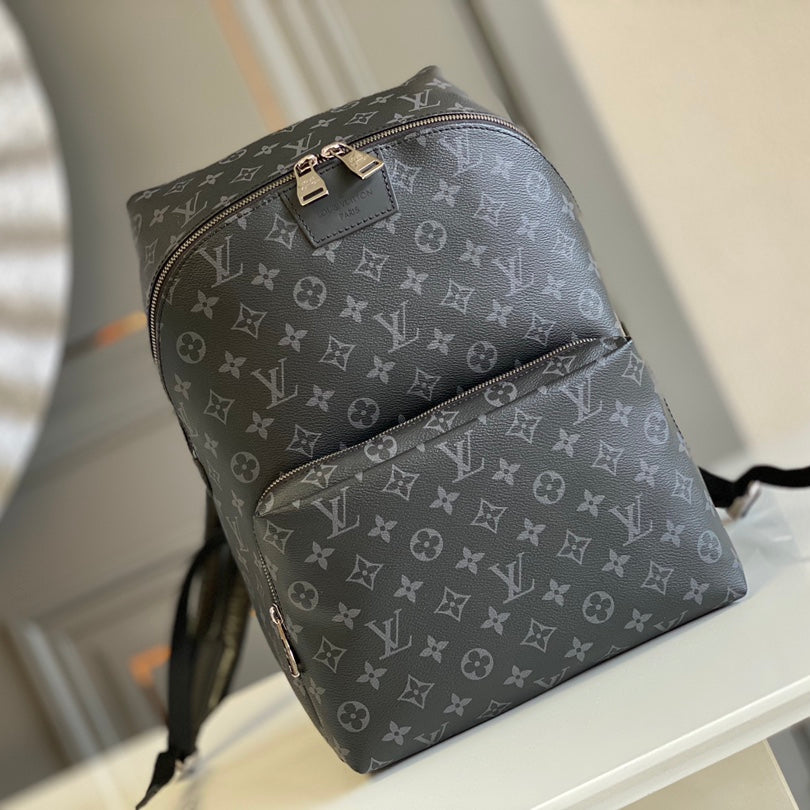 RUCKSACK 40 IN GUN METAL MONOGRAM ECLIPSE CANVAS