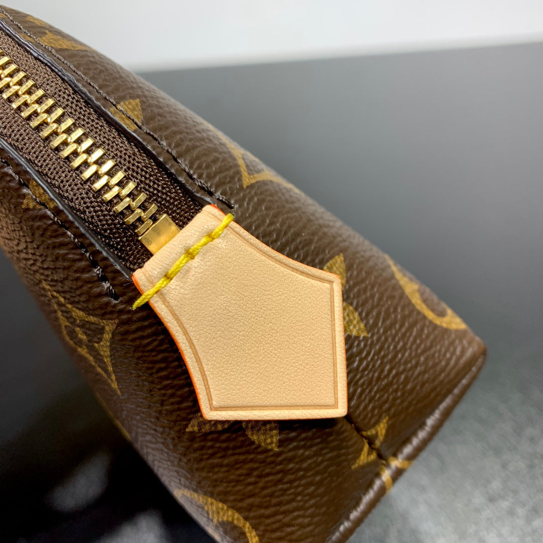 POCHETTE COSMÉTIQUE PM 19 AUS BRAUNEM MONOGRAMM-CANVAS