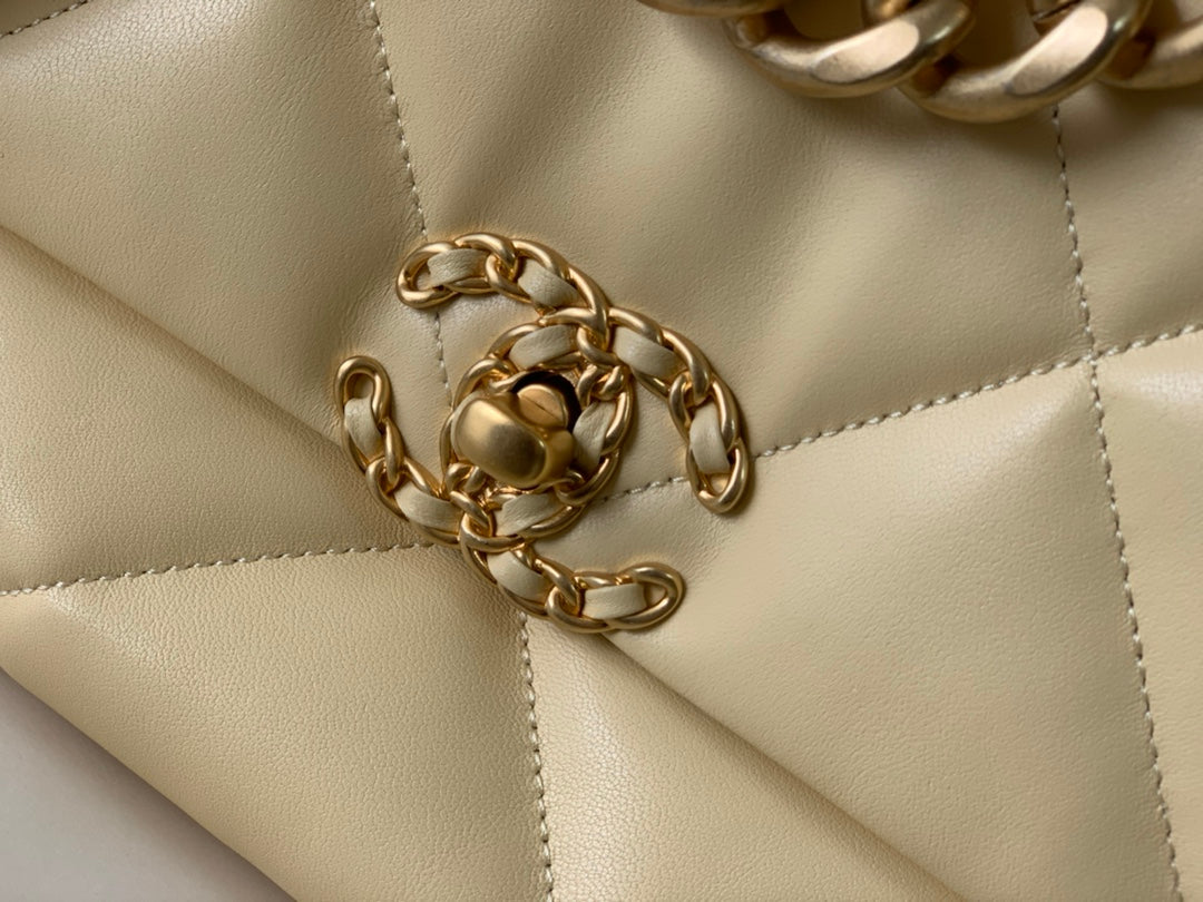 19 Klapptasche 30 Hellgelbes Ziegenleder 