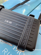 RIMOWA 20-KOFFER-TASCHE IN SCHWARZEM ALUMINIUM MAGNESIUM