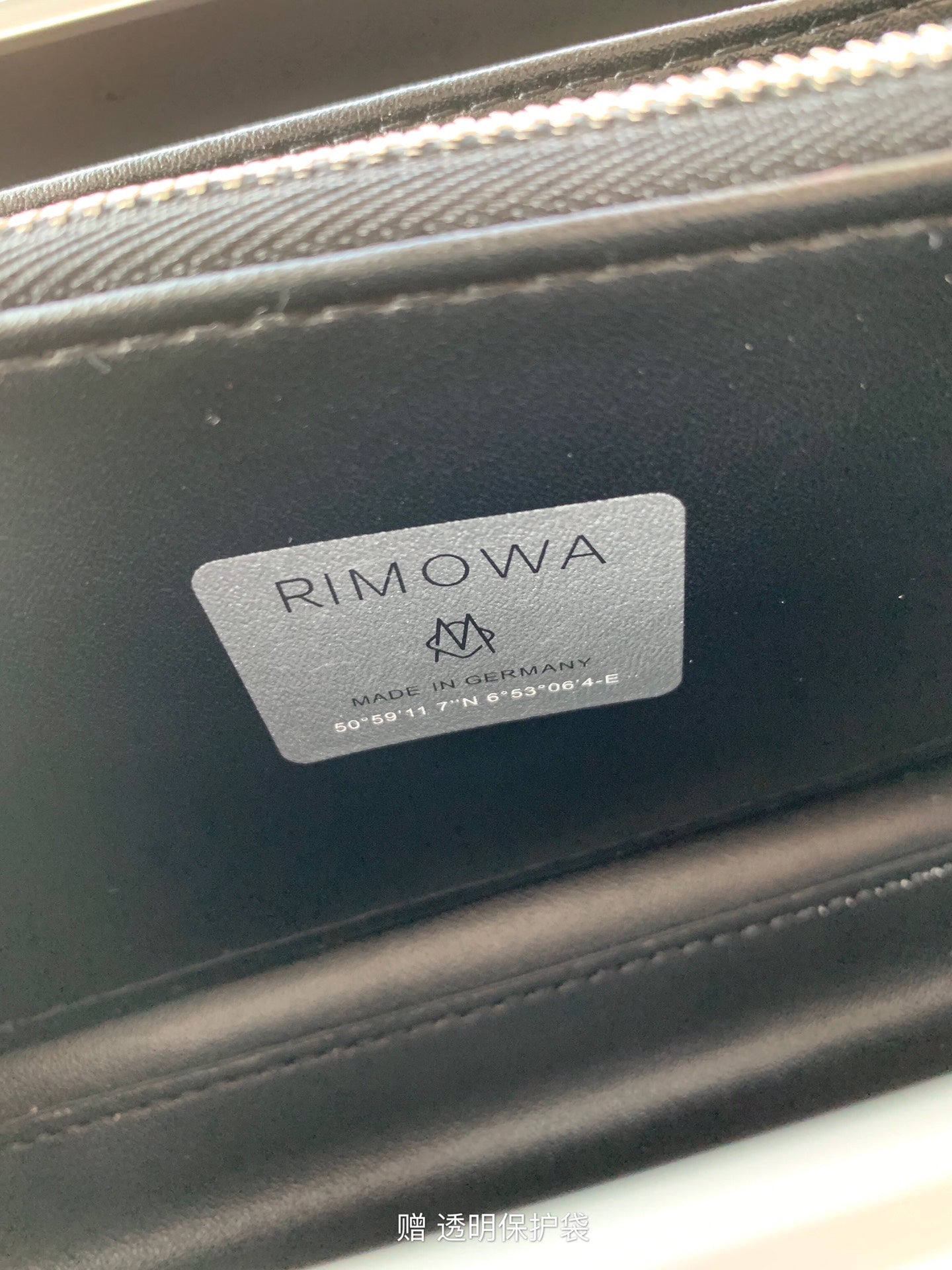 RIMOWA 20-KOFFER-TASCHE IN SCHWARZEM ALUMINIUM MAGNESIUM