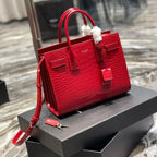 SAC DE JOUR BABY 26 ROTES KALBSLEDER GOLDENE BESCHLÄGE