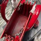 SAC DE JOUR NANO 22 ROTES KALBSLEDER GOLDENE BESCHLÄGE