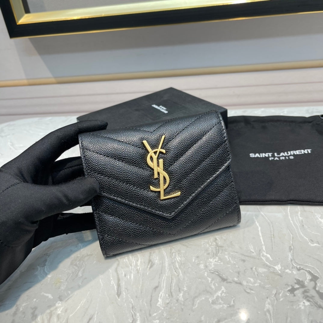 MONOGRAM 12 KARTENHALTER AUS SCHWARZEM KALBSLEDER