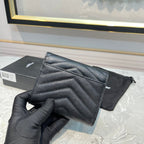 MONOGRAM 12 VOLLSCHWARZES KARTENHALTER AUS KALBSLEDER