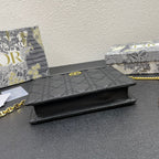 CARO POUCH 19 TASCHE AUS SCHWARZEM KALBSLEDER