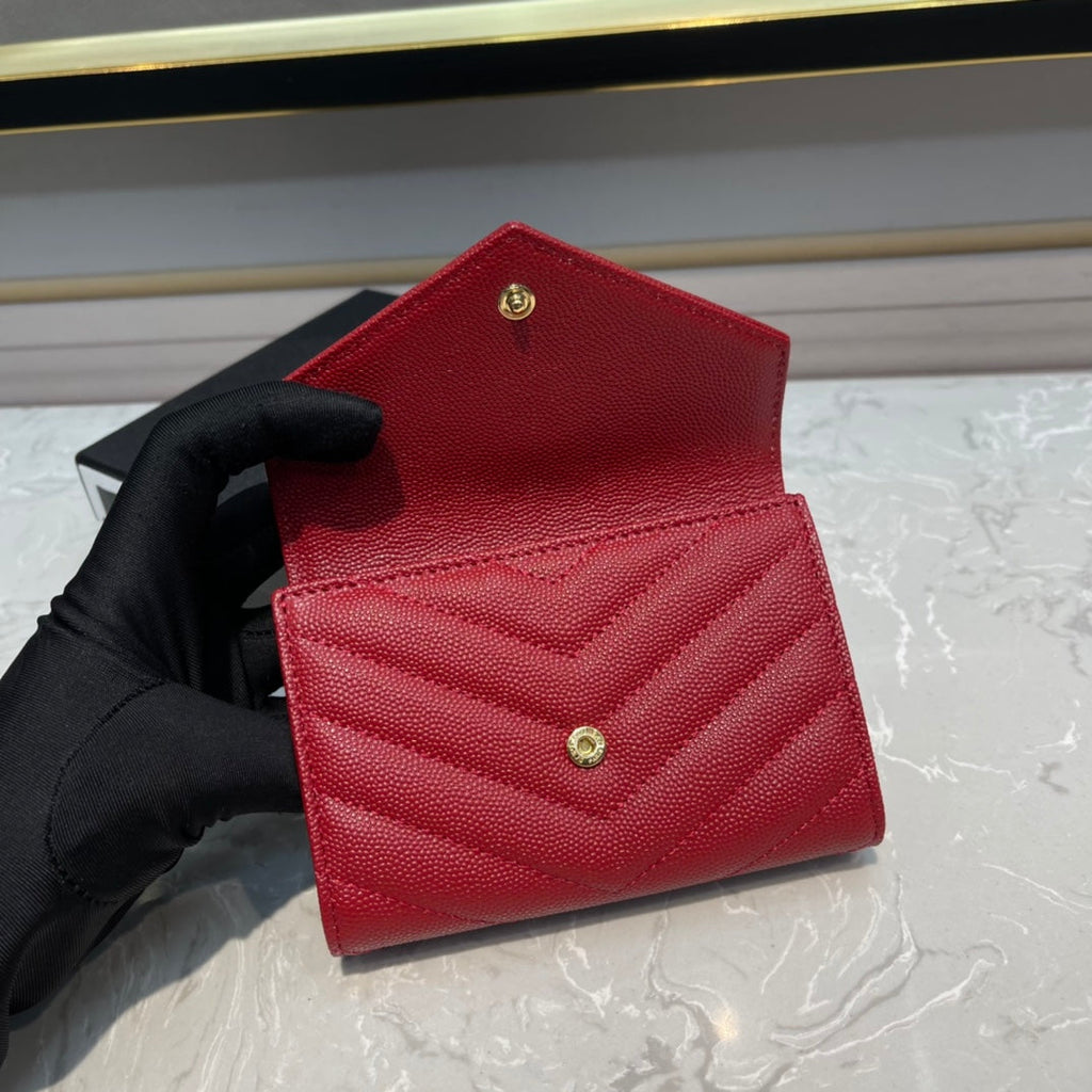 MONOGRAM 12 KARTENHALTER AUS KIRSCHROTEM KALBSLEDER