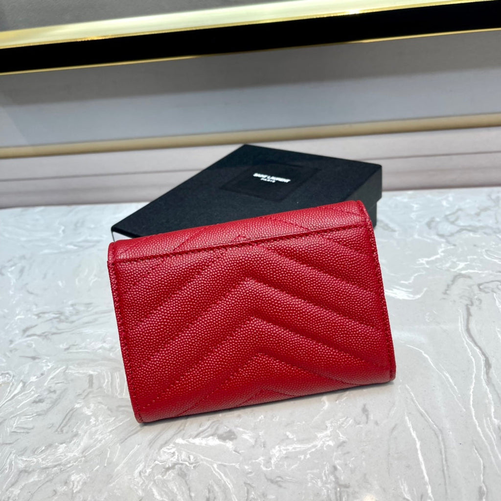 MONOGRAM 12 KARTENHALTER AUS KIRSCHROTEM KALBSLEDER