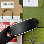 GGxADIDAS OPHIDIA SCHULTERTASCHE 22 IN SCHWARZ-WEISSEM KALBSLEDER