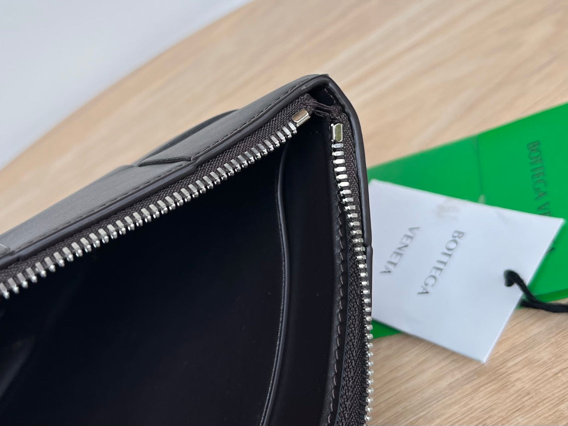 GROSSE KASSETTENTASCHE 35 ZOLL SCHWARZES KALBSLEDER