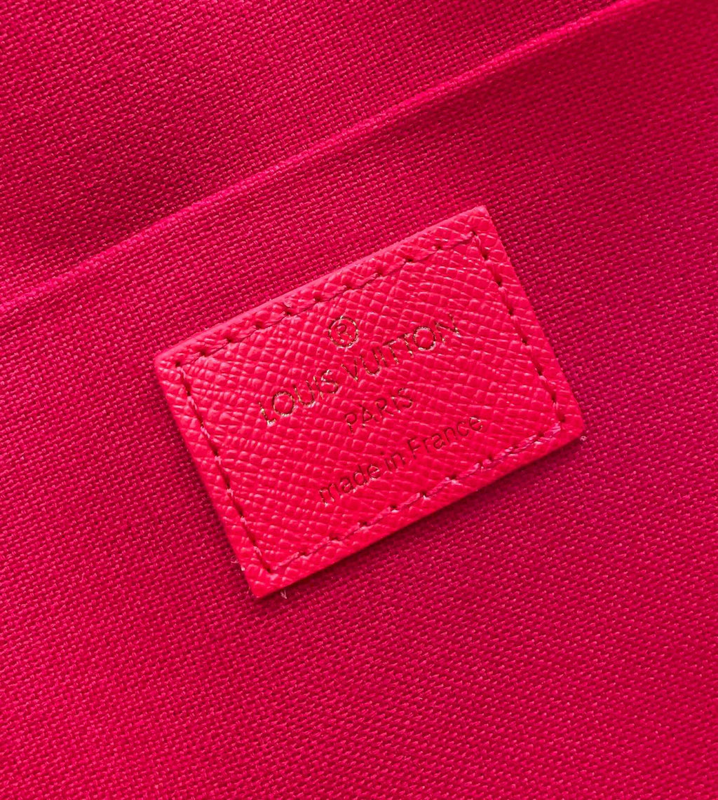 FÉLICIE POCHETTE 21 AUS BRAUNEM, DAMIER EBENE BESCHICHTETEM CANVAS-GOLD-HARDWARE