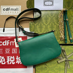 BLONDIE SCHULTERTASCHE 28 IN CASTLETON GREEN LAMMLEDER GOLDENE BESCHLÄGE
