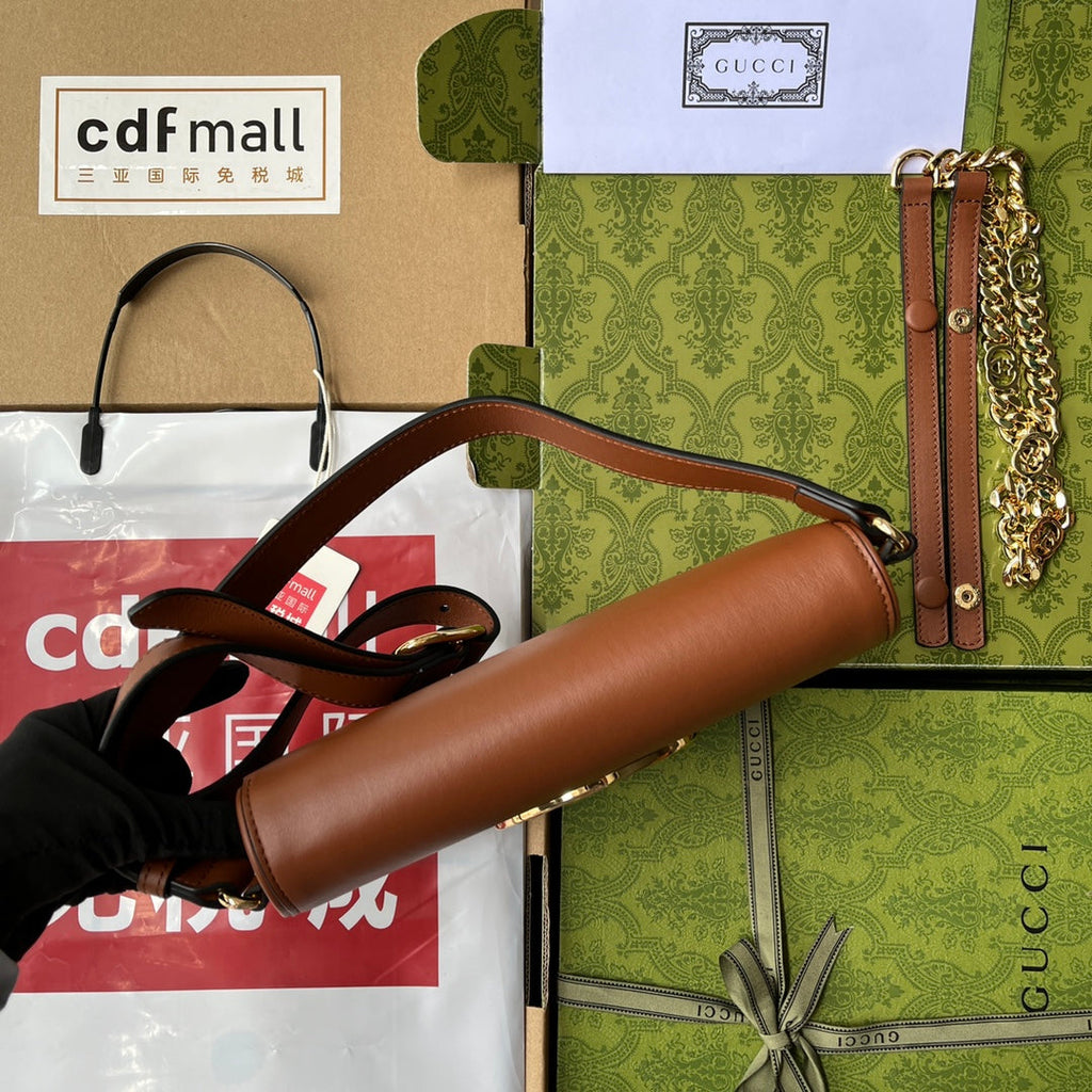 BLONDIE SCHULTERTASCHE 28 IN BRONZEBRAUN LAMMLEDER GOLDENE BESCHLÄGE