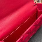 CARO SLIM POUCH 21 BAG IN KIRSCHERROTEM KALBSLEDER