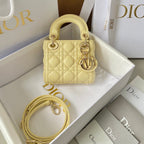 MICRO LADY 12er-Packung in hellgelbem Lammleder