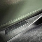 SUNSET MEDIUM 22 IN DUNKELGRÜNES KALBSLEDER GOLDENE BESCHLÄGE