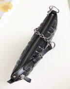 MINI CARO BAG 25 IN BLACK LAMBSKIN