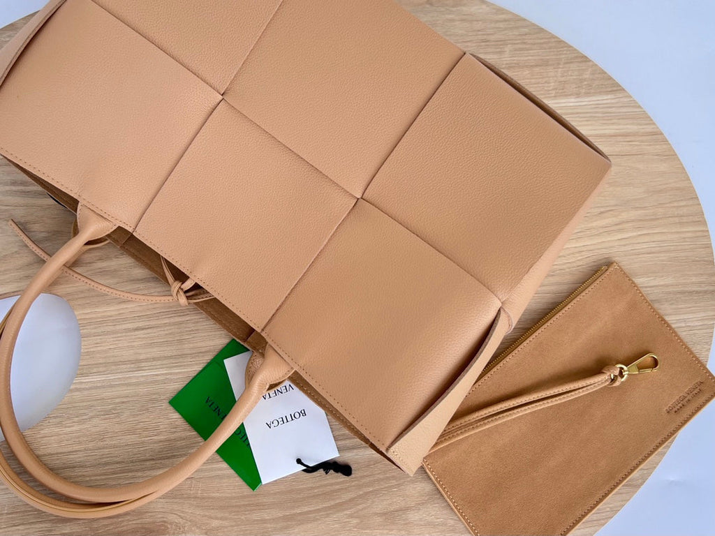 ARCO Tragetasche 36 Zoll, hellbraunes Kalbsleder