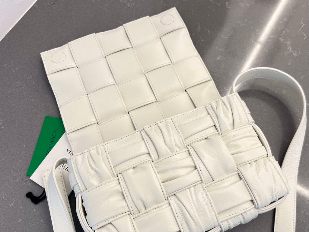 Kassette 28 Zoll, weißes, weiches Lammleder