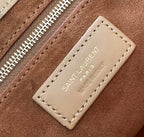 LE 5 À 7 BAG 24 YELLOW CREAM CALFSHEIN