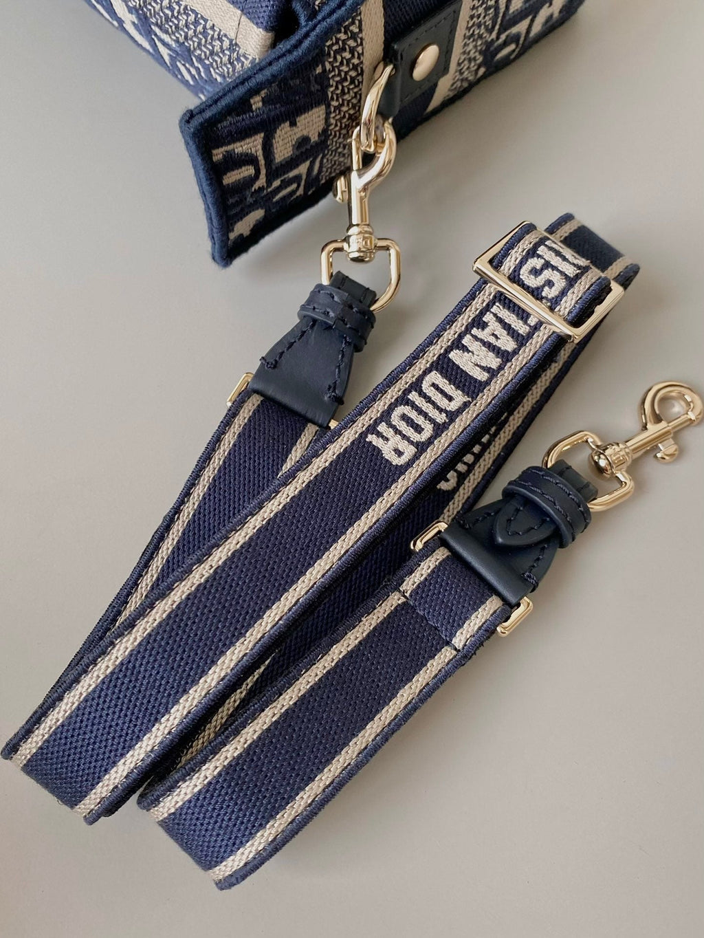 SMALL DIORCAMP BAG 23 OBLIQUE BLUE EMBROIDERY