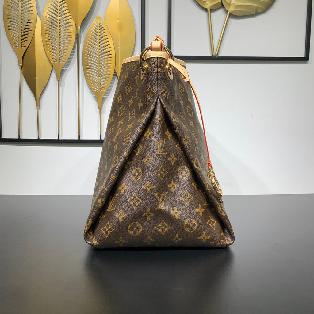 ARTSY MM 41 IN BRAUNEM MONOGRAMM-LEINWAND GOLDENE BESCHLÄGE