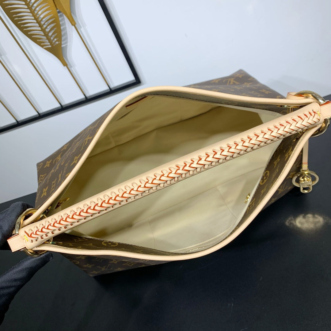 ARTSY MM 41 IN BRAUNEM MONOGRAMM-LEINWAND GOLDENE BESCHLÄGE