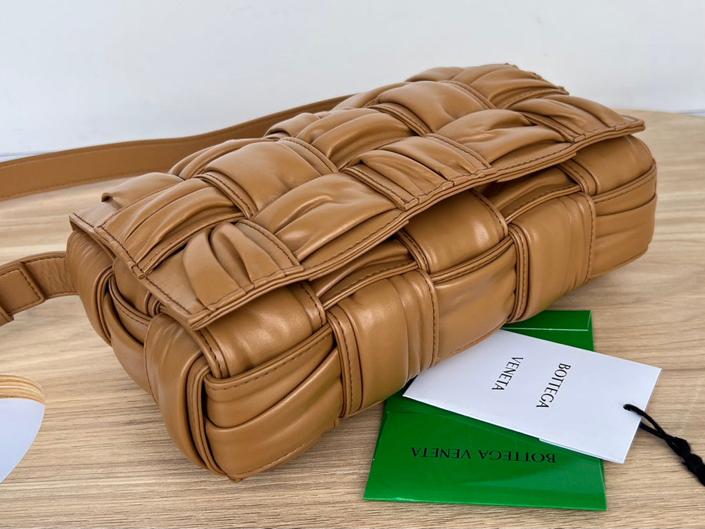 Kassette 28 Zoll, mittelbraunes, weiches Lammleder