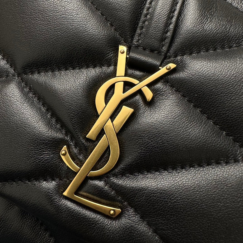 LE 5 À 7 HANDTASCHE 24 AUS SCHWARZEM LAMMFELL