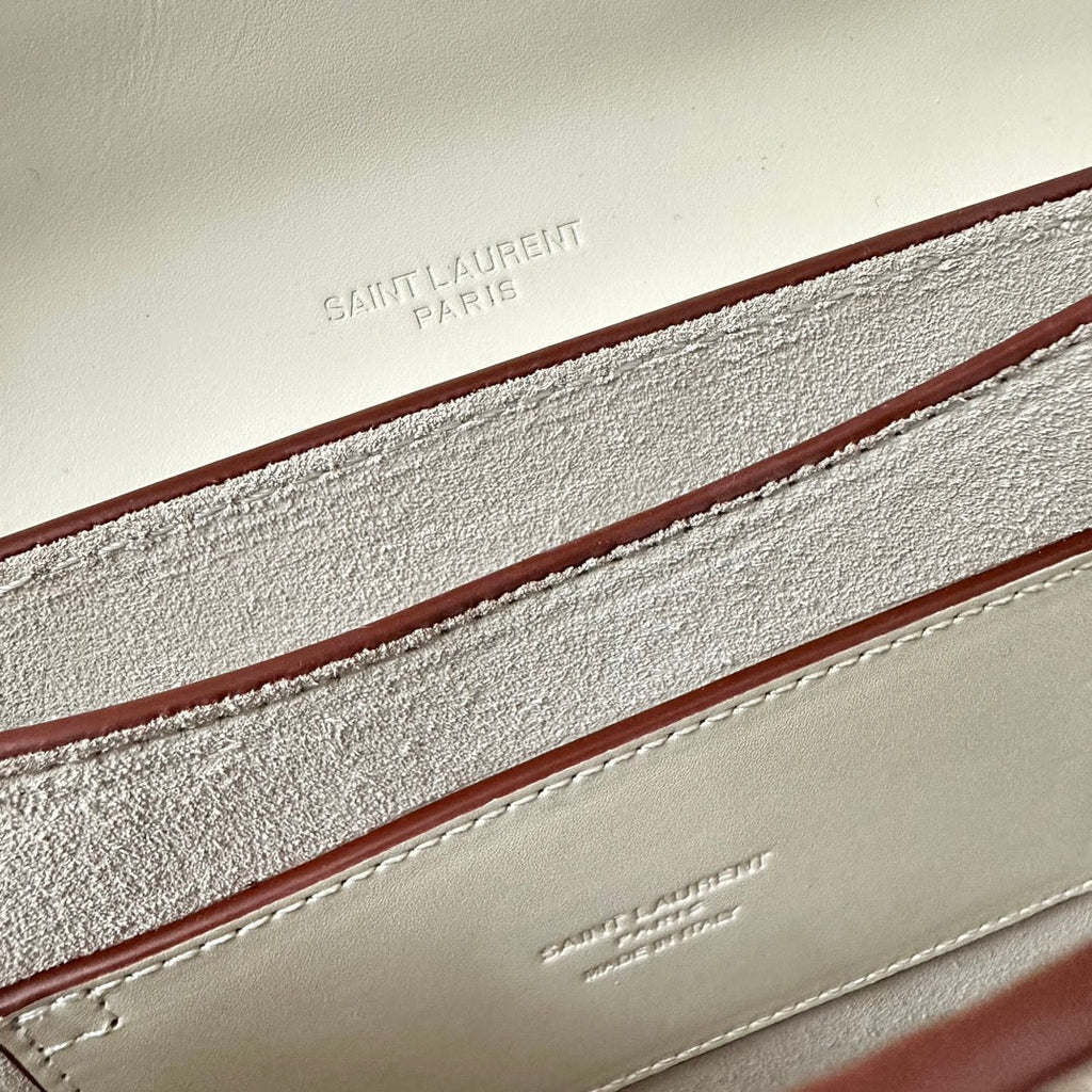 KAIA 18 HANDTASCHE AUS WEISSEM KALBSLEDER