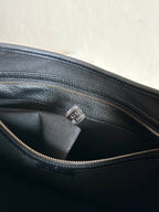 APHRODITE MEDIUM 39 SCHULTERTASCHE AUS SCHWARZEM KALBSLEDER