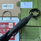 APHRODITE KLEINE SCHULTERTASCHE 27 IN SCHWARZES KALBSLEDER GOLDENE BESCHLÄGE