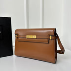 MANHATTAN 29 TOP-HANDLE IN GLATTEM, ZIMTBRAUNEN KALBSLEDER