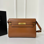 MANHATTAN 29 TOP-HANDLE IN GLATTEM, ZIMTBRAUNEN KALBSLEDER