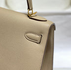 KELLY 28CM IN TRENCH EPSOM CALFSKIN GOLD HARDWARE