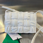 MINI-KASSETTE 19 ZOLL WEISSES WEICHES LAMMLEDER